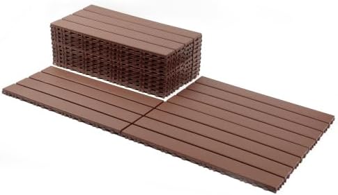 Interlocking Plastic Deck Tiles, Decking Tiles by Unknown