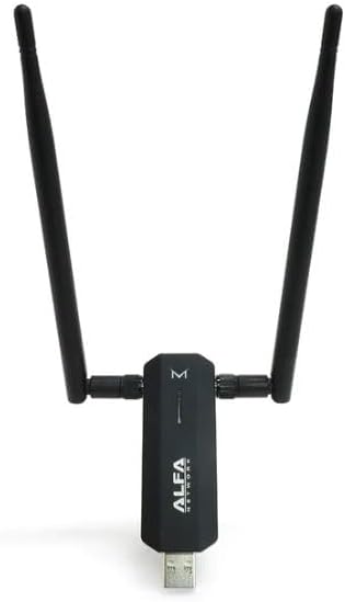 ALFA AWUS036AXM WiFi 6E USB 3.0 USB Adapter, AXE3000 Tri-Band 6Ghz/5.8GHz/2.4GHz by ALFA+Network