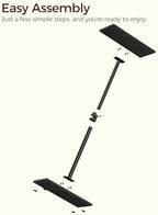 MAHANCRIS Narrow Side Table, Height Adjustable Sofa Table, Tall Couch Table - Image 6