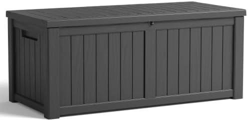 PatioZen 155 Gallon Deck Boxes Waterproof Storage Box by OutdoorLivingPerfected