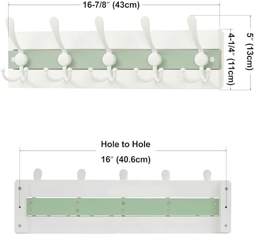 SKOLOO Coastal Wall Mounted Coat Rack - Image 6