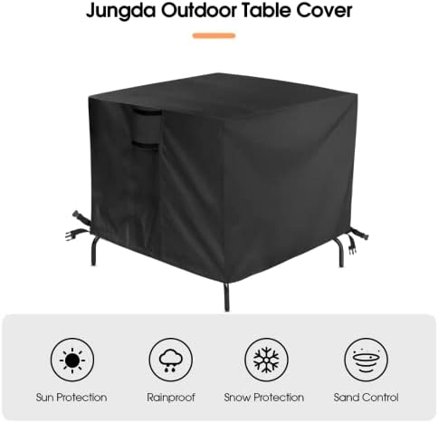 Outdoor Table Cover for 28 Inch Patio Bar Height Table - Image 6