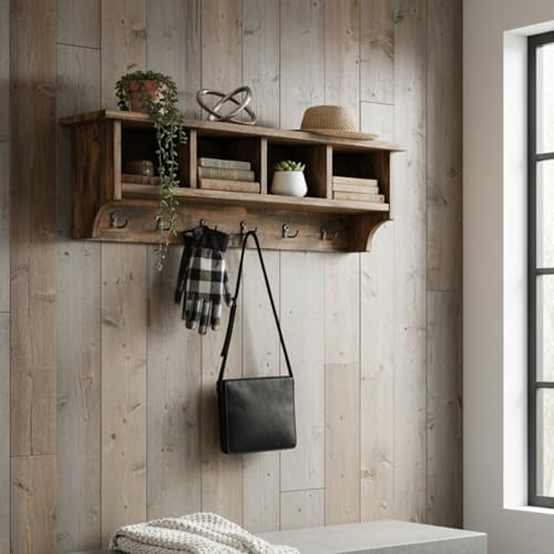 Pomona Solid Wood Entryway Coat Rack - Image 2