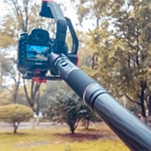 FeiyuTech 10.8" Carbon Fiber Extension Pole – Lightweight, Durable - Image 6