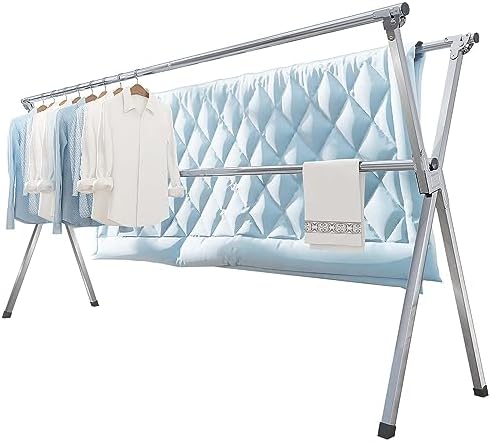 Vikaqi Clothes Drying Rack 63 Inches Folding Indoor Outdoor, Drying Rack by DiscovertheEleganceofAir-drying