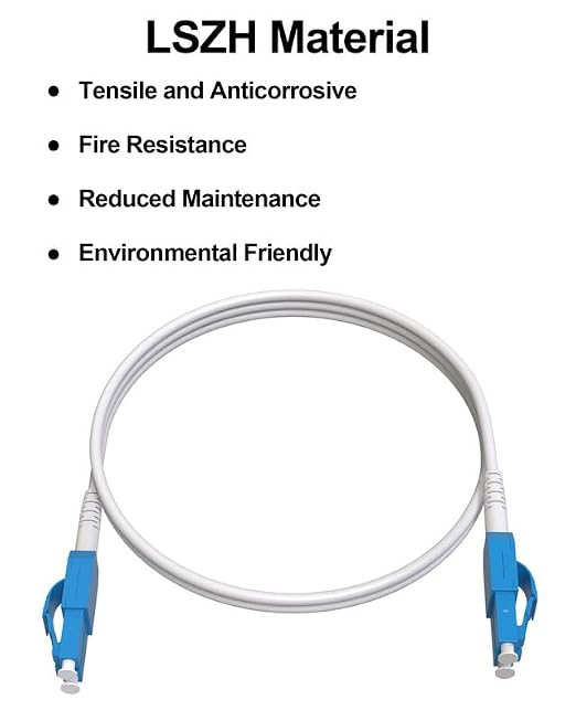 LC to LC OS2 Armored Uniboot Fiber Patch Cable, LC-LC Single Mode Fiber Optical - Image 4