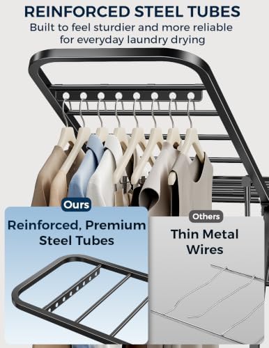 Clothes Drying Rack, Foldable Laundry Drying Rack - Image 2