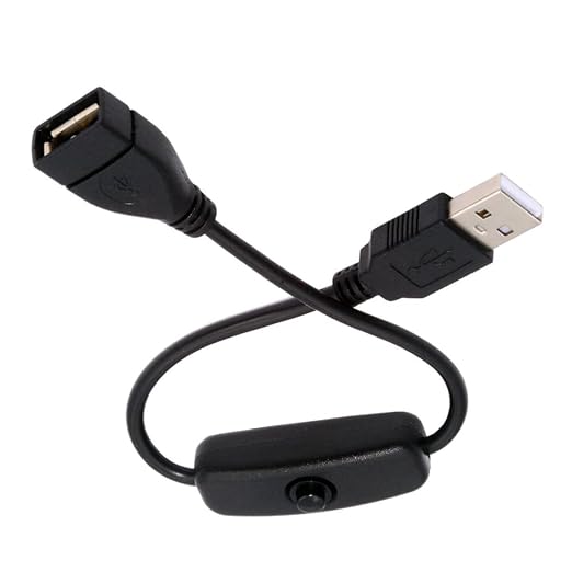 ChenYang USB Power Switch Extension Cable USB Male to Female by chenyang