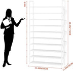 LUKYTOWER Sturdy Tall Shoe Rack 10 Tier Stackable Shoes Organizer - Image 3