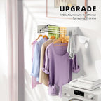 ZMBESUP Upgrade Small Wall Mounted Drying Rack - Image 6
