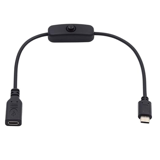 chenyang USB C Power Switch Extension Cable USB C Male to Female - Image 9