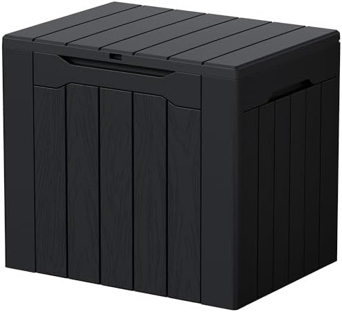 Devoko 29 Gallon Deck Box, Waterproof Resin Outdoor Storage Box by DEVOKO
