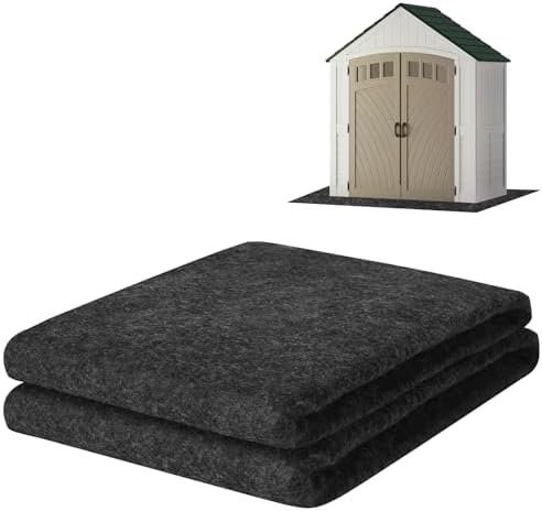 ToLanbbt Outdoor Storage Shed Floor Mat, 5 x 4 FT Waterproof Carport Mat by ToLanbbt