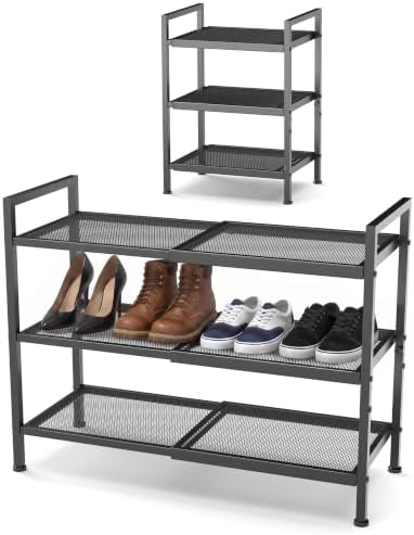 Expandable Shoe Rack for Closet, Shoe Storage by Unknown