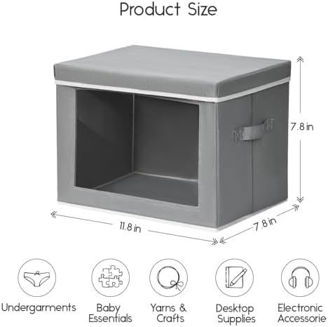 Homsorout Storage Bins with Lids - Image 2