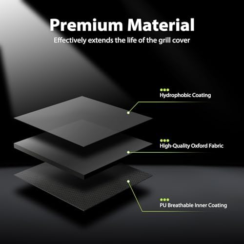 Topcrown Grill Cover for Outdoor Grill Waterproof BBQ Gas Grill Cover - Image 3