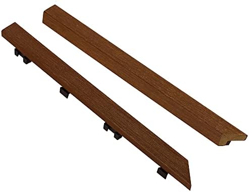 NewTechWood 1/12 ft. x 1 ft. Quick Deck Composite Deck Tile Inside Corner Trim - Image 2