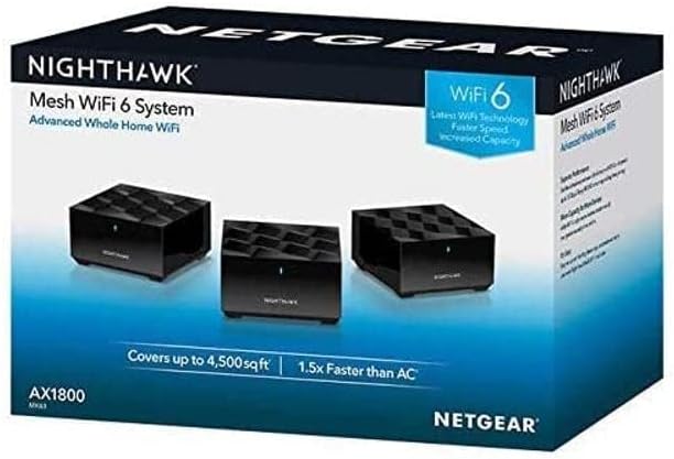 NETGEAR Nighthawk MK63S AX1800 Whole Home Mesh Wi-Fi 6 System - Image 5