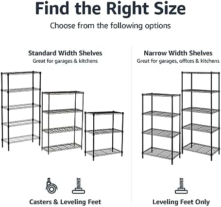 Amazon Basics 5-Shelf Heavy Duty Garage Shelving Storage Rack - Image 4