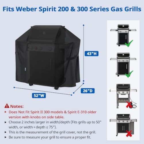 SunPatio Waterproof 52 Inch Grill Cover - Image 2