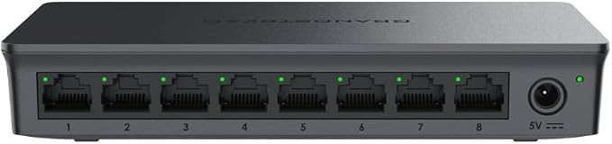 Grandstream GWN7701 | 8-Port Gigabit Ethernet Unmanaged Network Switch | Plug & by Grandstream
