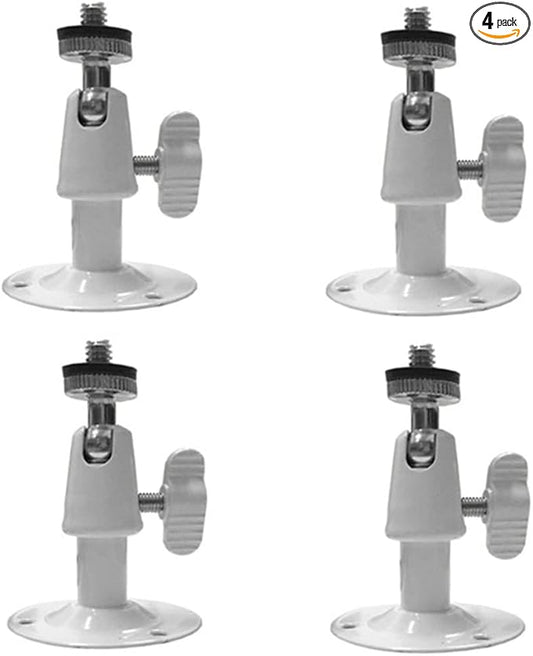 Camera Bracket Mount Pack of 4 Metal Outdoor/Indoor Use Security Bracket by bnafes