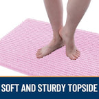 OLANLY Dog Door Mat for Muddy Paws 36x24, Extra Absorbent Chenille Mud Mat - Image 3