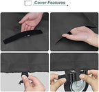 Waterproof Cooler Cart Cover 40L x 20W x 34H inch - Image 4