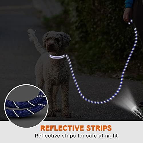 Taglory Rope Dog Leash for Small Medium Dogs, 4 FT Padded Handle - Image 5