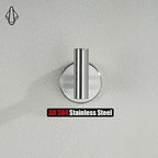 JQK Bathroom Towel Hook, Coat Robe Clothes Bath Wall Hooks - Image 5