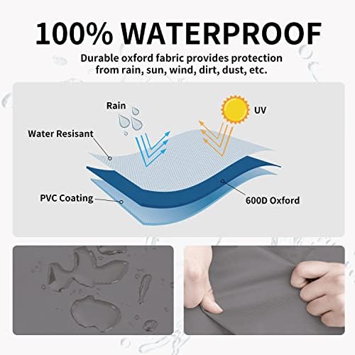 Easy-Going Heavy Duty Outdoor Ottoman Cover - Image 3