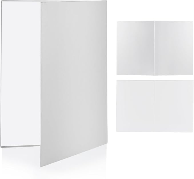 Meking Silver White Photo Backdrop Boards, 2 in 1 Light Reflectors by SITTO