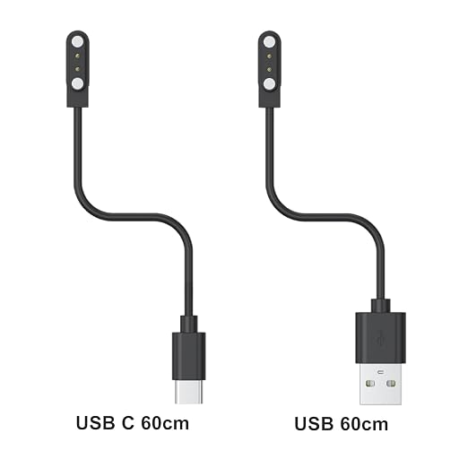 Vancle 2 Pack VeryFit Smartwatch Charger Cable, Magnetic USB Charging Cable - Image 6