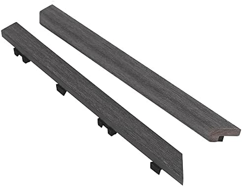 NewTechWood 1/12 ft. x 1 ft. Quick Deck Composite Deck Tile Inside Corner Trim - Image 2