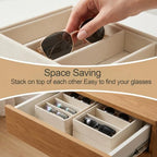 Glasses Storage Organizer Velvet Tray - Image 2