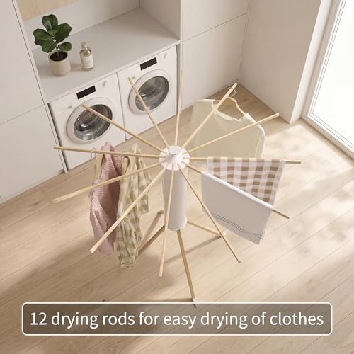 LEQ Clothes Drying Rack Foldable, Indoor Drying Rack Clothing - Image 6