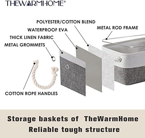 TheWarmHome Small Storage Baskets - Image 4