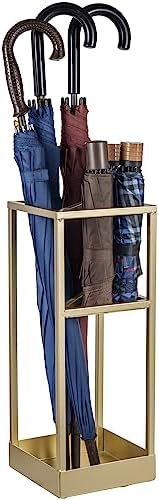MyGift 20 Inch Brass Tone Metal Umbrella Stand by MyGiftHome