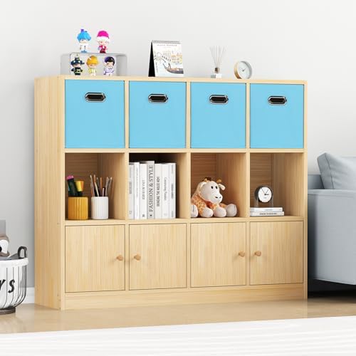 Black Foldable Storage Cubes Bins, Fabric Storage Box Cubes Organizer Baskets - Image 4