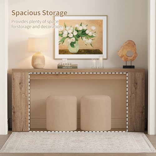 karlott 70.9" Extra Long Console Table, Farmhouse Entryway Table - Image 4
