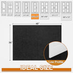Mibao Super Absorbent Front Door Mat, Non-Slip Washable Indoor Doormats - Image 2