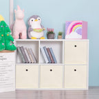 Foldable Storage Cubes Bins, 11 Inch Cloth Storage Cube Fabric Storage Box - Image 4
