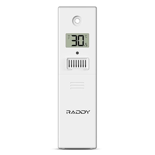 Raddy R5 Indoor Outdoor Wireless Remote Sensor by Raddy