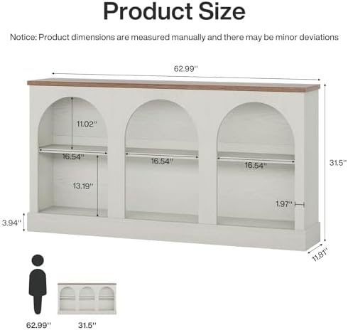 Tribesigns Console Table with Storage - Image 2