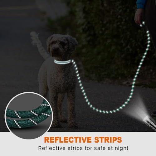 Taglory Rope Dog Leash for Small Medium Dogs, 4 FT Padded Handle - Image 5