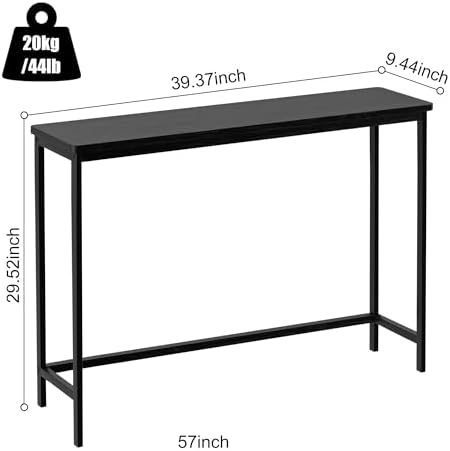VASMIA Console Table, Entryway Table, Narrow Sofa Table, Living Room - Image 3