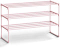 SONGMICS Shoe Rack, 3-Tier Shoe Organizer, Metal Storage Shelf by SONGMICSbySONGMICSHOME