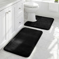 HUXMEYSON Bathroom Rugs Sets 2 Piece, Non-Slip & Quick Dry Bath Mat Set by HUXMEYSON