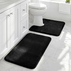 HUXMEYSON Bathroom Rugs Sets 2 Piece, Non-Slip & Quick Dry Bath Mat Set by HUXMEYSON