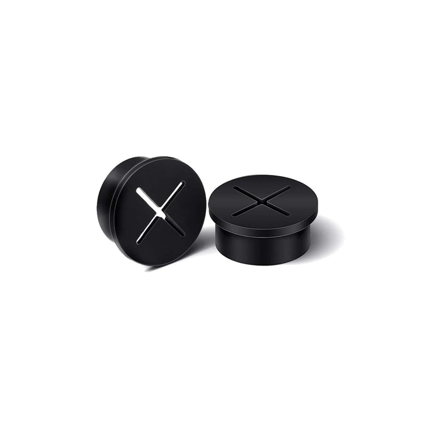 TuTuYa 10PCS Desk Grommet, Desk Grommet 1 Inch (25mm) Desk Cable Grommet Desk Cable Hole Covers with Hole Saw, Ideal Solution for Office and Home Table Cable